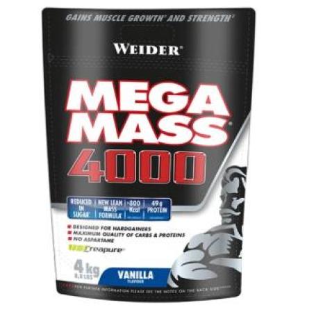 WEIDER MEGA MASS 4000 vainilla 4kg.