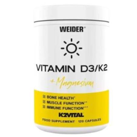 WEIDER VITAMIN D3/K2 120cap.