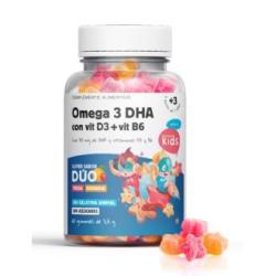 SENDA KIDS OMEGA 3 DHA con vit D3+vit B6 60gummies