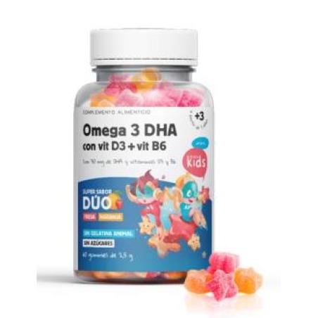 SENDA KIDS OMEGA 3 DHA con vit D3+vit B6 60gummies
