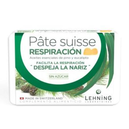PATE SUISSE RESPIRACION 40caramelos goma.