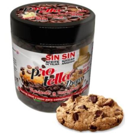 PROTELLA DROPS gotas de chocolate 220 gr