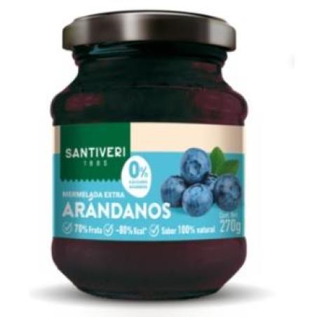 MERMELADA EXTRA DE ARANDANOS 0% azucares 270gr.