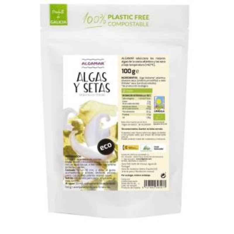 ALGAS Y SETAS wakame con shiitake 100gr. BIO