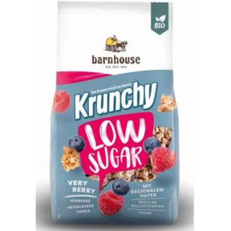 MUESLI KRUNCHY LOW SUGAR frutos rojos 375 gr BIO