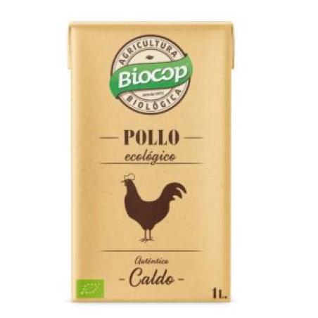 CALDO DE POLLO AUTENTICO tetrabrick 1lt BIO