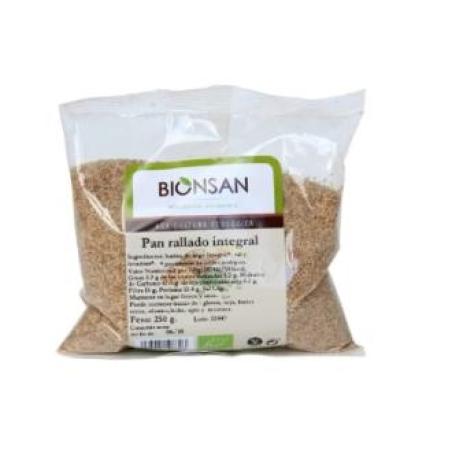 PAN RALLADO integral 250gr.