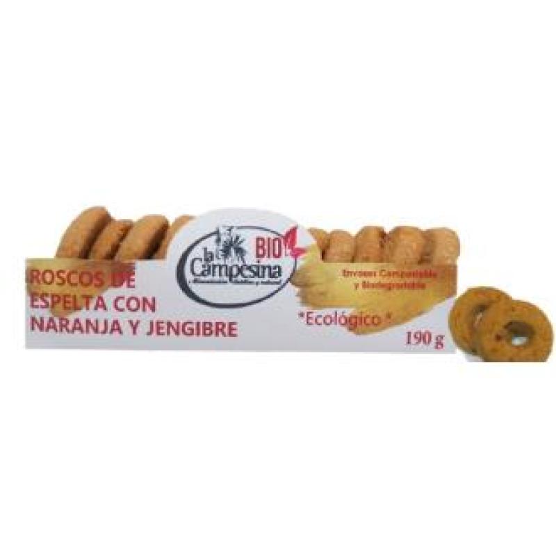 ROSCOS NAVIDAD naranja-jengibre 190g ECO VEGAN
