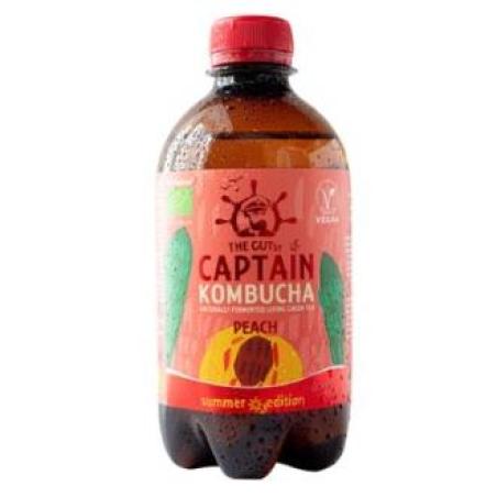 KOMBUCHA MELOCOTON 400ml. BIO