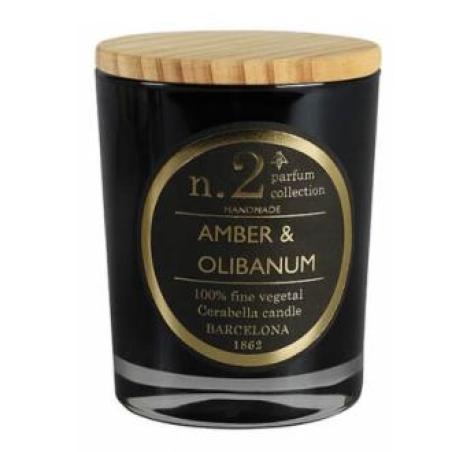 VELA VASO PERF2 amber-olibanum 7,5x9cm 1ud.