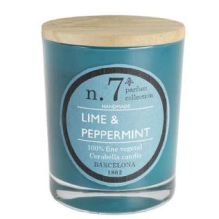 VELA VASO PERF7 lime-peppermint 7,5x9cm 1ud.
