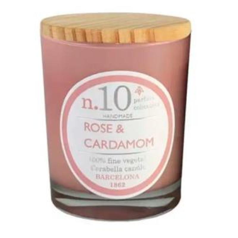 VELA VASO PERF10 rose-cardamon 7,5x9cm 1ud.