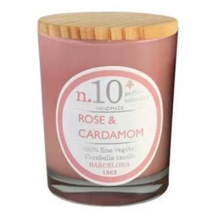 VELA VASO PERF10 rose-cardamon 7,5x9cm 1ud.