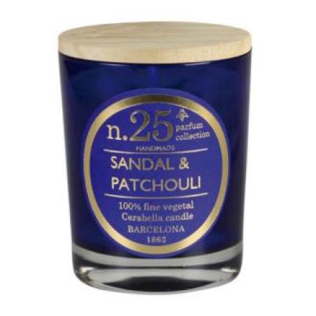 VELA VASO PERF25 sandal-patchouli 7,5x9cm 1ud. VELA VASO PERF25 sandal-patchouli 7,5x9cm 1ud.