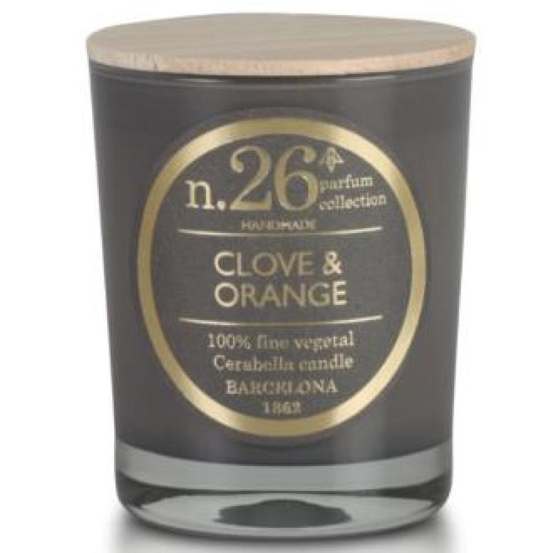 VELA VASO PERF26 clove-orange 7,5x9cm1ud.