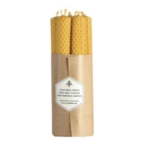 VELA CERA DE ABEJA RUSC1-7 2x20cm 7uds.