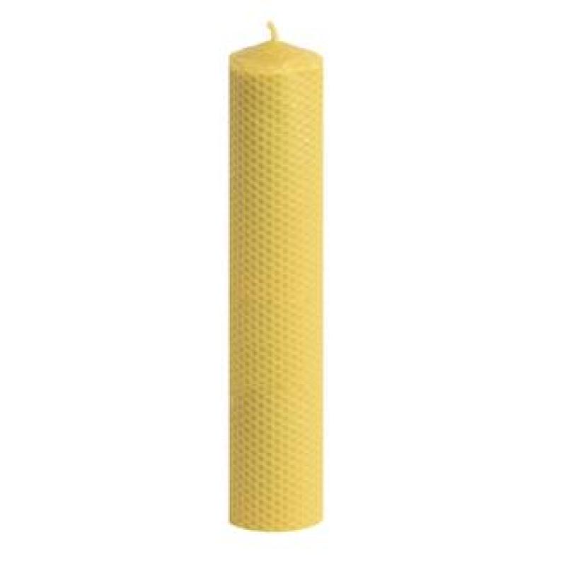 VELA CERA DE ABEJA RUSC6X30 6x30cm 1ud.