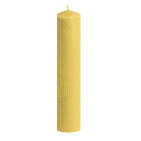 VELA CERA DE ABEJA RUSC6X30 6x30cm 1ud.