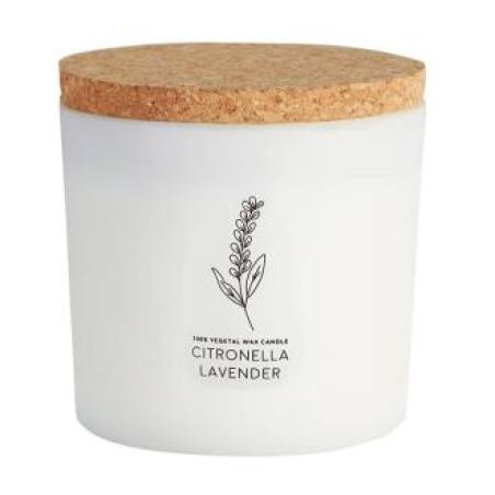 VELA TARRO BLANCO CITCORV citronela-lavanda 10x10c