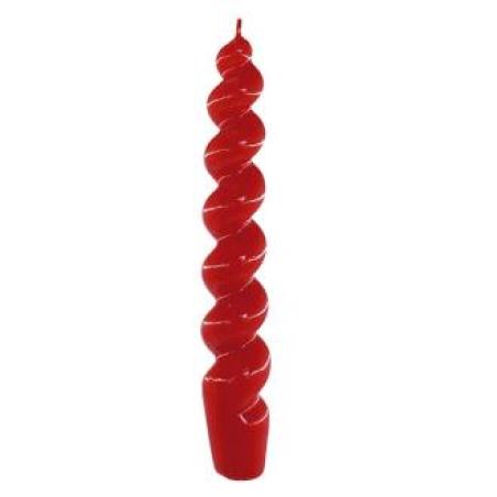 VELA BUJIA ESPIRAL 9 N18 roja 2,3x17cm 4uds.