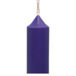 VELA BUJIA IRIS 5 N 28 morado 2x20cm 20uds.