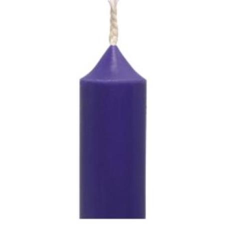 VELA BUJIA IRIS 5 N 28 morado 2x20cm 20uds.