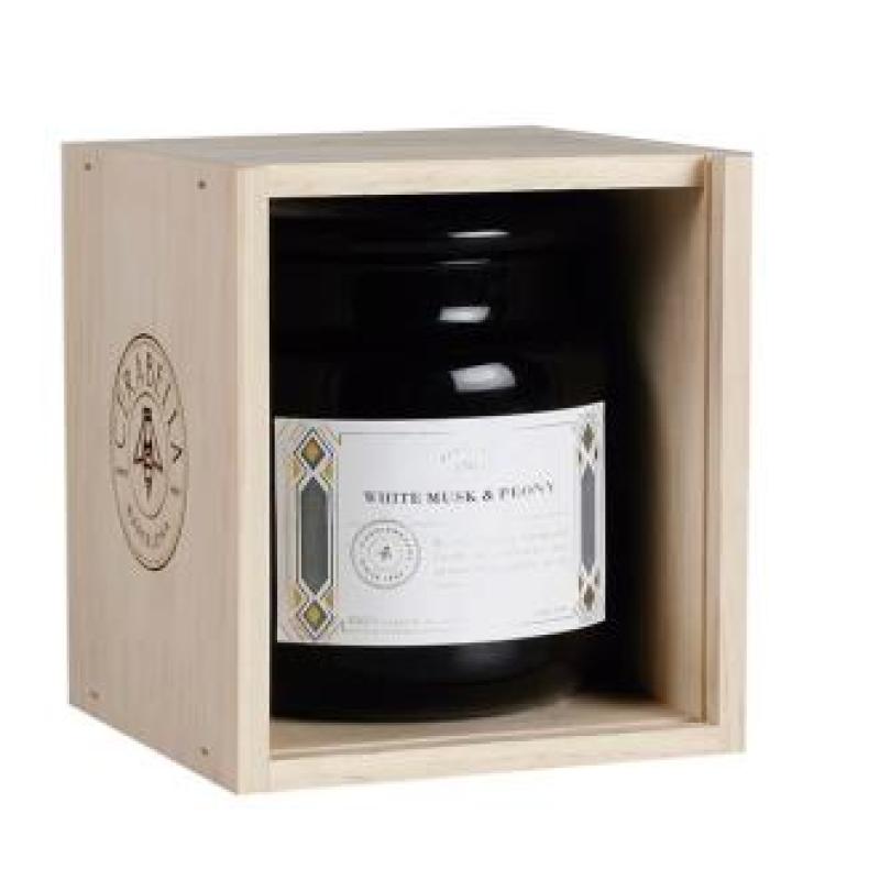 VELA TARRO APOTEMP white musk-peony+caja 9,5x11cm