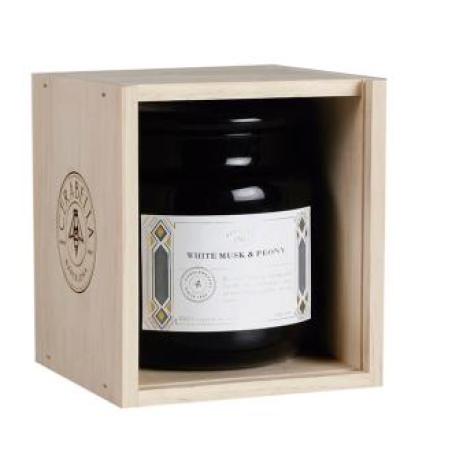 VELA TARRO APOTEMP white musk-peony+caja 9,5x11cm