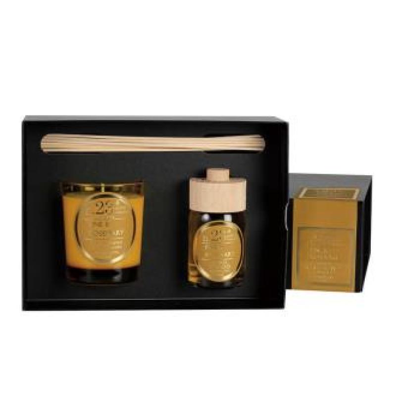 SETPERF23 VELA+MIKADO pine-rosemary 23x16,6x8,3cm.