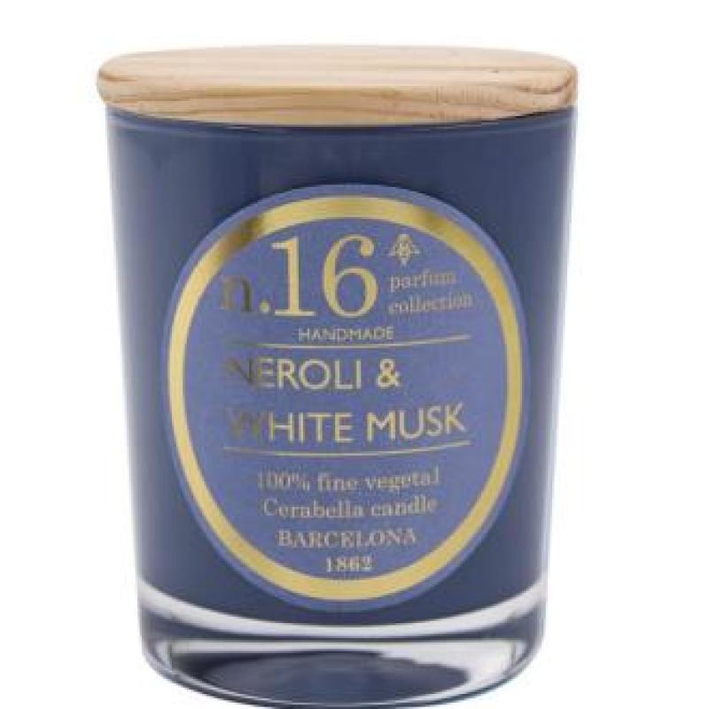 VELA VASO PERF16 neroli-white musk 7,5x9cm 1ud.