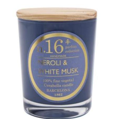 VELA VASO PERF16 neroli-white musk 7,5x9cm 1ud.