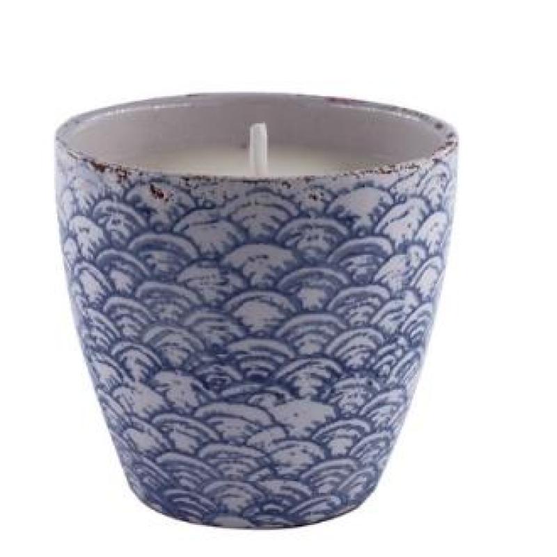 VELA TIESTO ESCAMAS AZUL SQUAM11 citronela 15,5x15