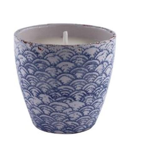 VELA TIESTO ESCAMAS AZUL SQUAM11 citronela 15,5x15