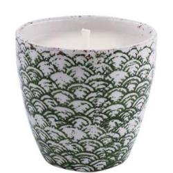 VELA TIESTO ESCAMA VERDE SQUAM58 citronela 15,5x15