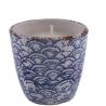 VELA TIESTO ESCAMAS AZUL SQUAP11 citronela 11x10cm