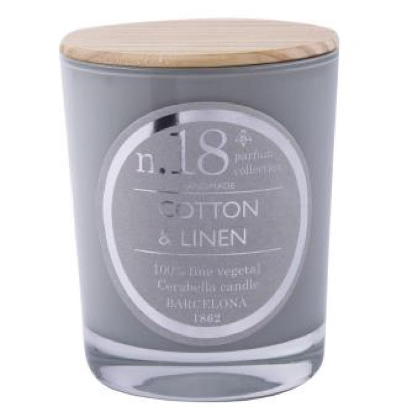 VELA VASO PERF 18 cotton-line 7,5x9cm 1ud.