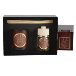 SETPERF11 VELA+MIKADO argan-cacao 23x16,6x8,3cm.