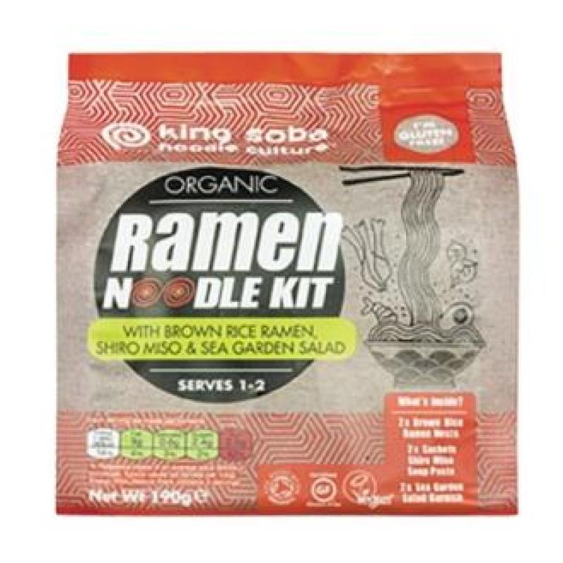 KIT NOODLES RAMEN arroz integral-miso-algas 194g