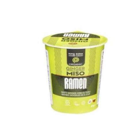 VASO SOPA RAMEN miso-jengibre 85gr. BIO SG