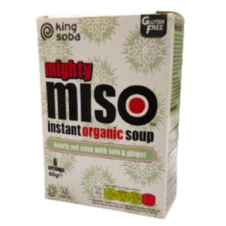 SOPA MISO tofu+jengibre instant 6sbrsx10gr. BIO SG
