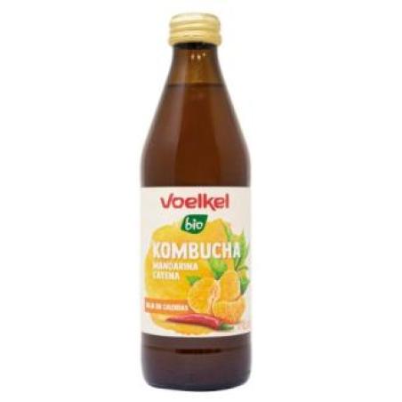 KOMBUCHA MANDARINA Y CAYENA 330ml. BIO