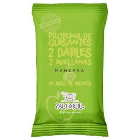 PALEOBULL barritas manzana vegana caja 15ud.