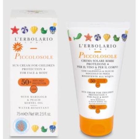 PICCOLOSOLE crema solar infantil SPF 50+ 75ml.