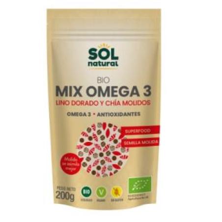 MIX OMEGA 3 lino-chia molidas 200gr. BIO