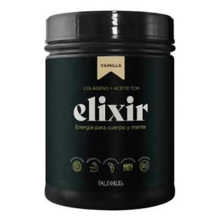 PALEOBULL ELIXIR colageno+aceiteTCM vainilla 450gr