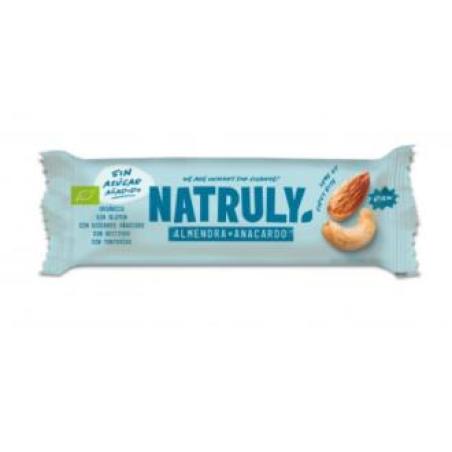 BARRITAS RAW DE ALMENDRA Y ANACARDO caja 24ud BIO
