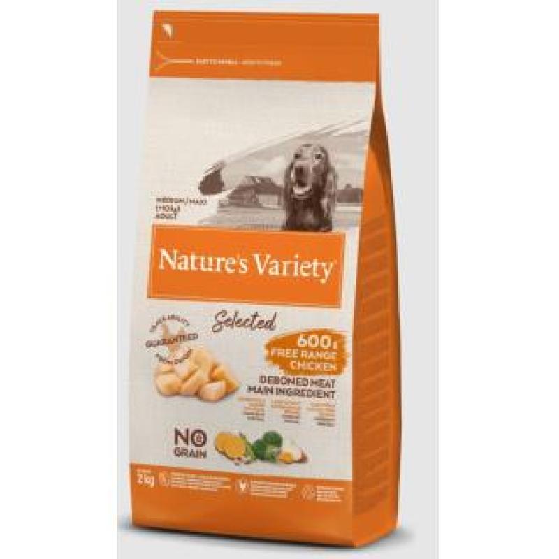 NATURES VARIETY CANINE SEECT ADULT MD MAX POLLO 2kg