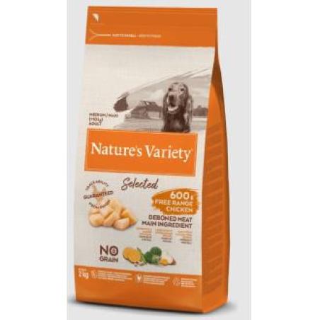 NATURES VARIETY CANINE SEECT ADULT MD MAX POLLO 2kg