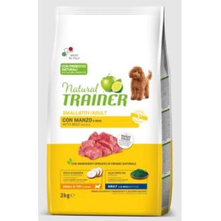 NATURAL TRAINER CANINE ADULT MINI TERNERA 2kg.