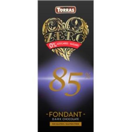 CHOCOLATE CACAO 85% ZERO 100gr